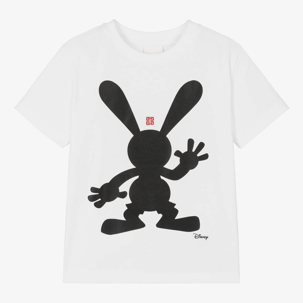 Givenchy - Weißes Disney & 4G Baumwoll-T-Shirt | Childrensalon