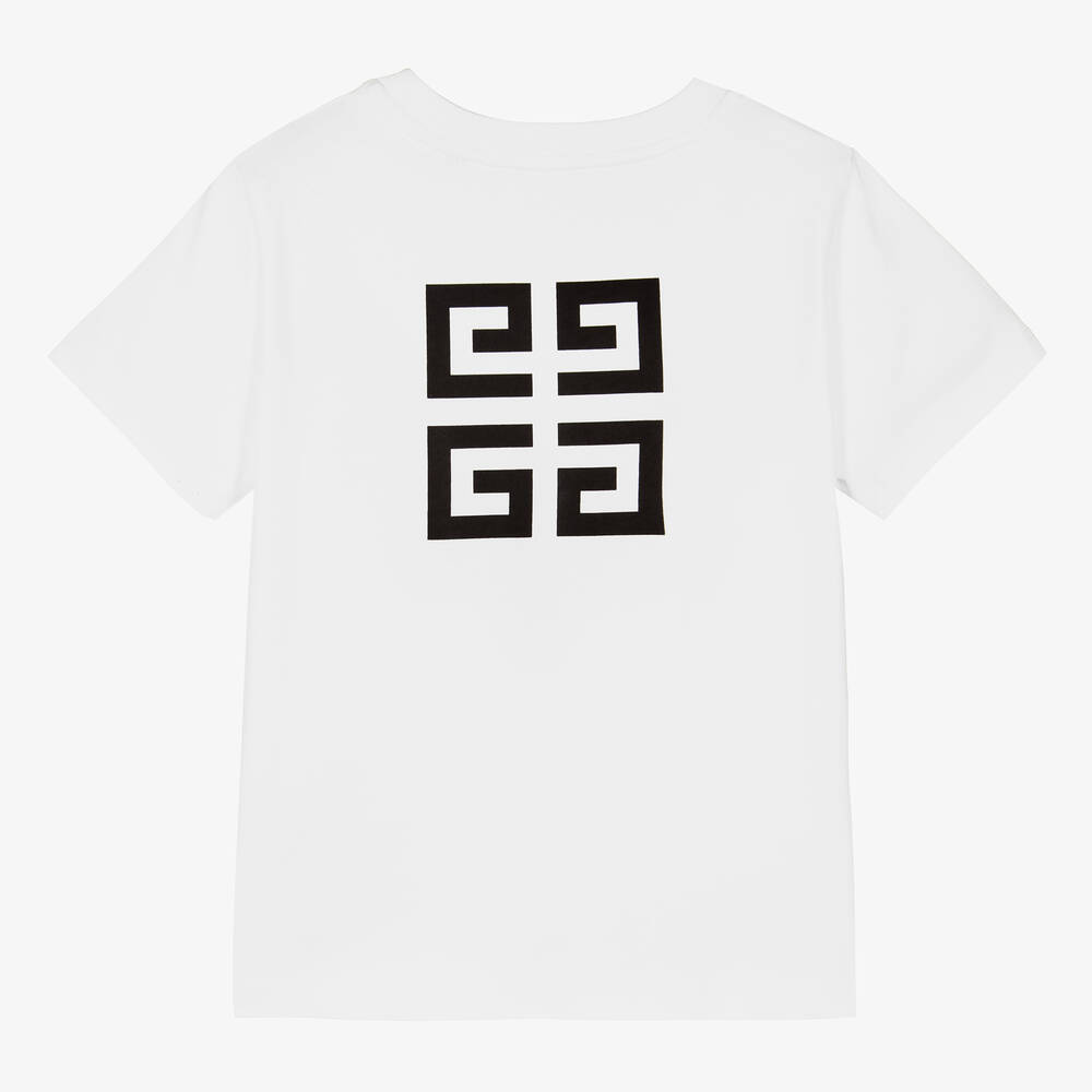 Givenchy T shirt blanc en coton gar on