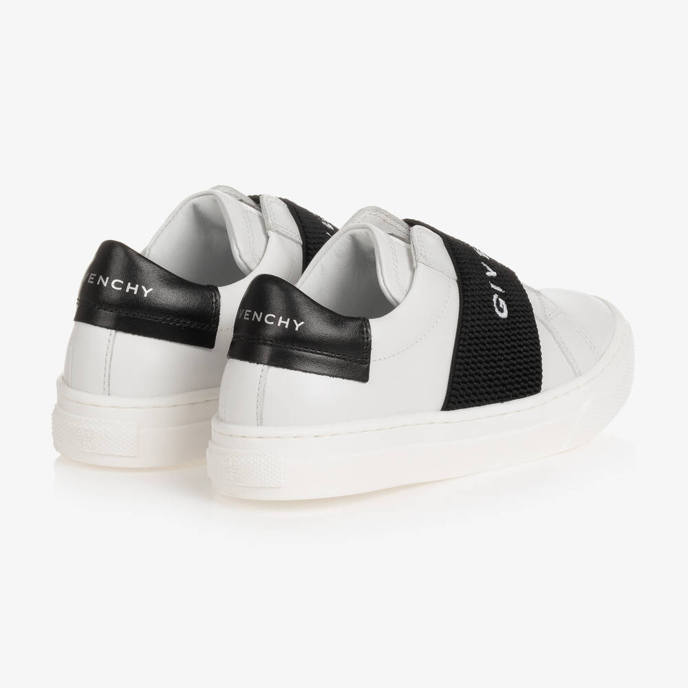 Givenchy-Белые кожаные кроссовки 4G | Childrensalon Outlet
