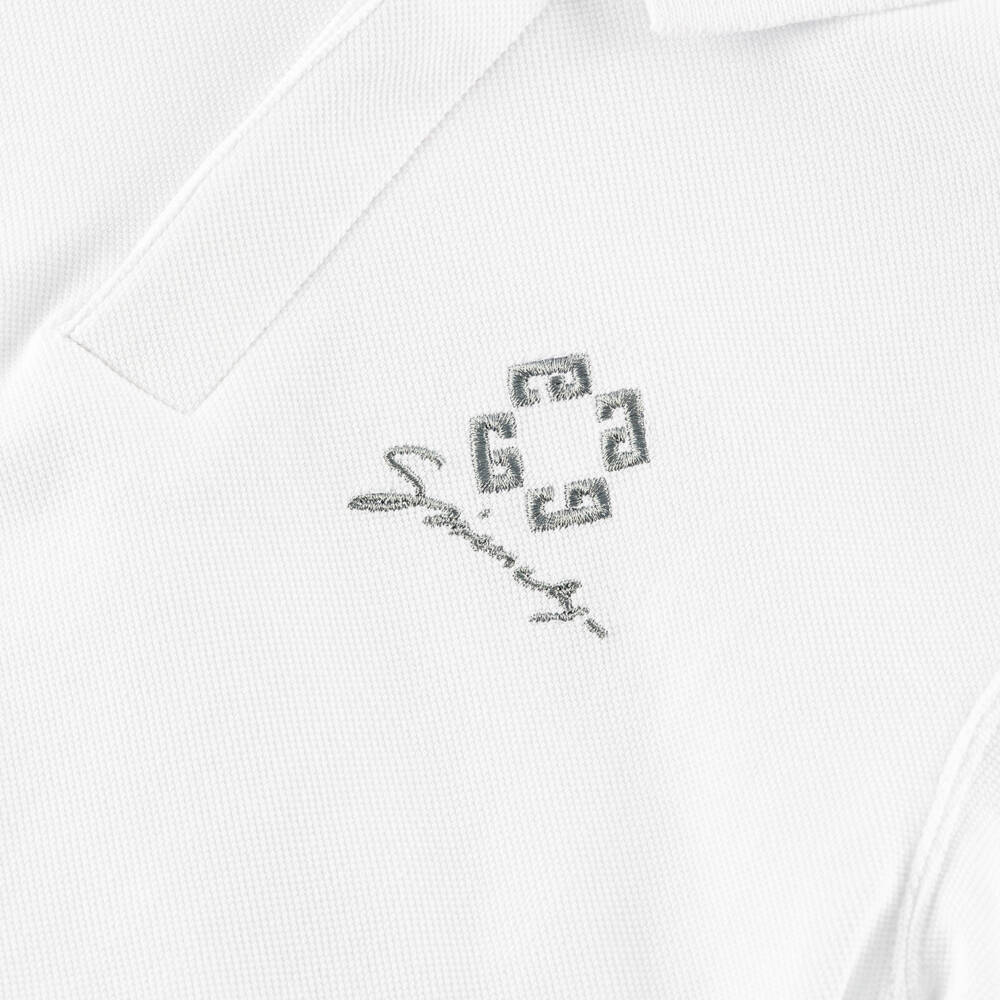 Givenchy-Boys White Monogram 72 Cotton Polo Shirt | Childrensalon Outlet