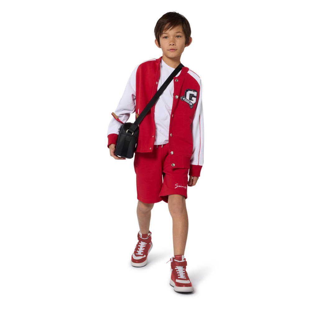 Givenchy-Boys White Monogram Tee | Childrensalon Outlet