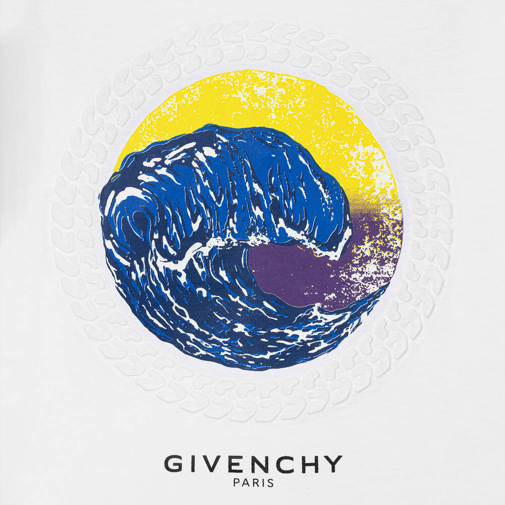 Givenchy-تيشيرت قطن لون أبيض للأولاد | Childrensalon Outlet