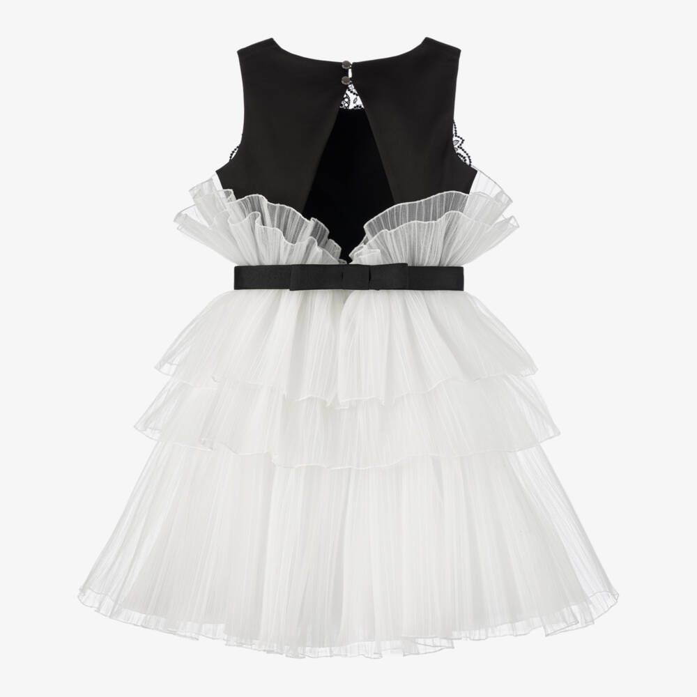 Givenchy-Elegant Girls Tulle Ruffle Dress | Childrensalon Outlet