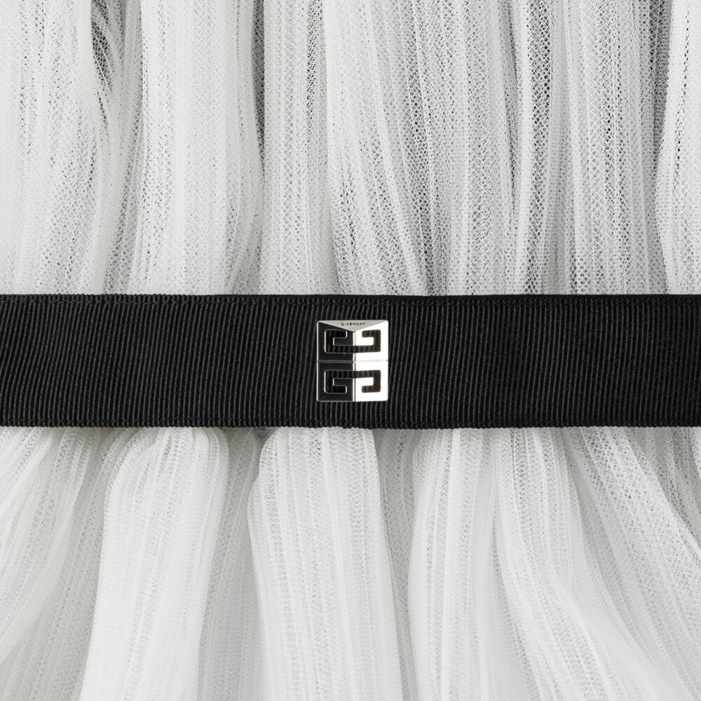 Givenchy-Elegant Girls Tulle Ruffle Dress | Childrensalon Outlet