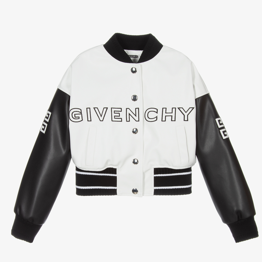 Givenchy - Bomberjacke aus Kunstleder | Childrensalon