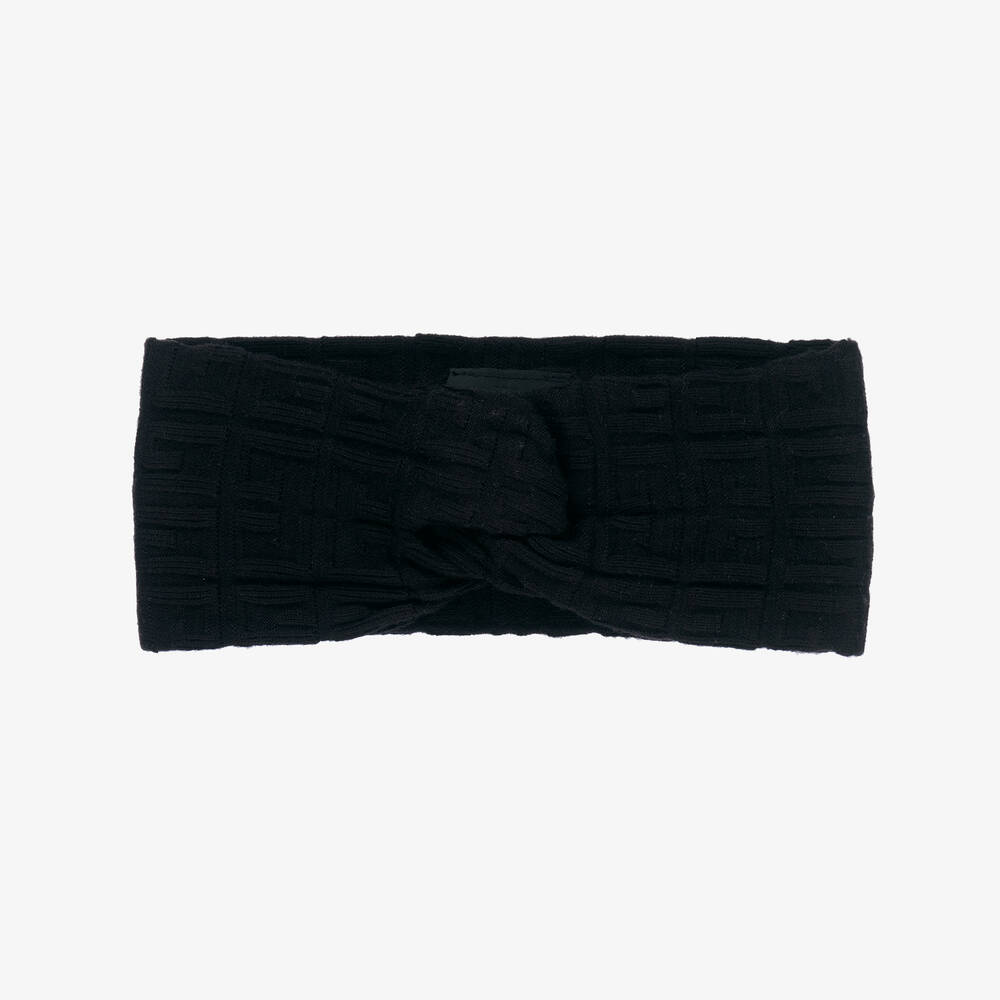 Givenchy - Schwarzes Strick-Stirnband (M) | Childrensalon