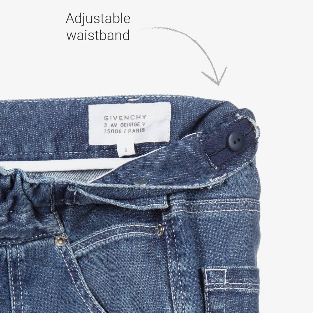 Givenchy-Синие джинсы для девочек | Childrensalon Outlet