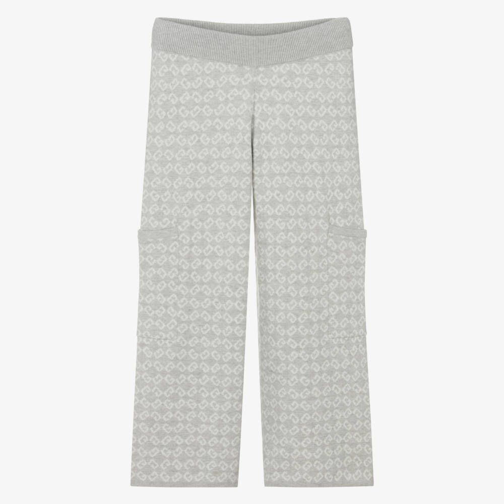 Givenchy-Серые брюки из кашемировой смеси для девочек | Childrensalon Outlet