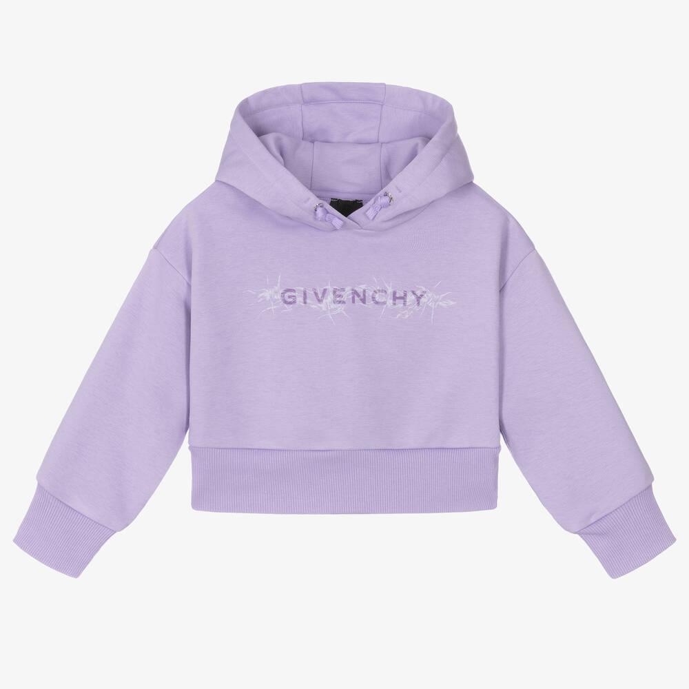 Givenchy - Fliederfarbener Kapuzenpulli (M) | Childrensalon