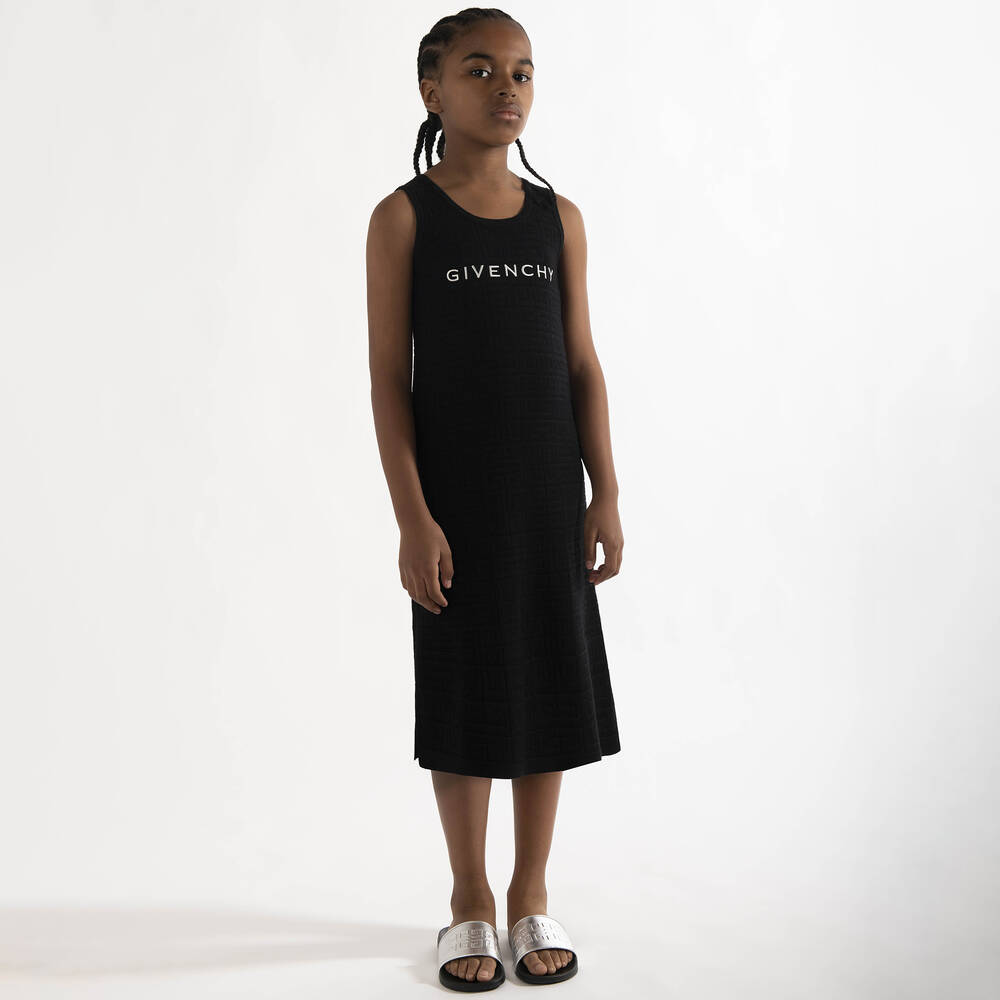 Givenchy-Шлепанцы цвета серебристый металлик | Childrensalon Outlet