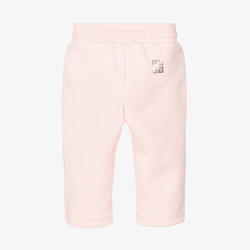 Givenchy-بنطلون رياضي قطن لون زهري للمولودات | Childrensalon Outlet