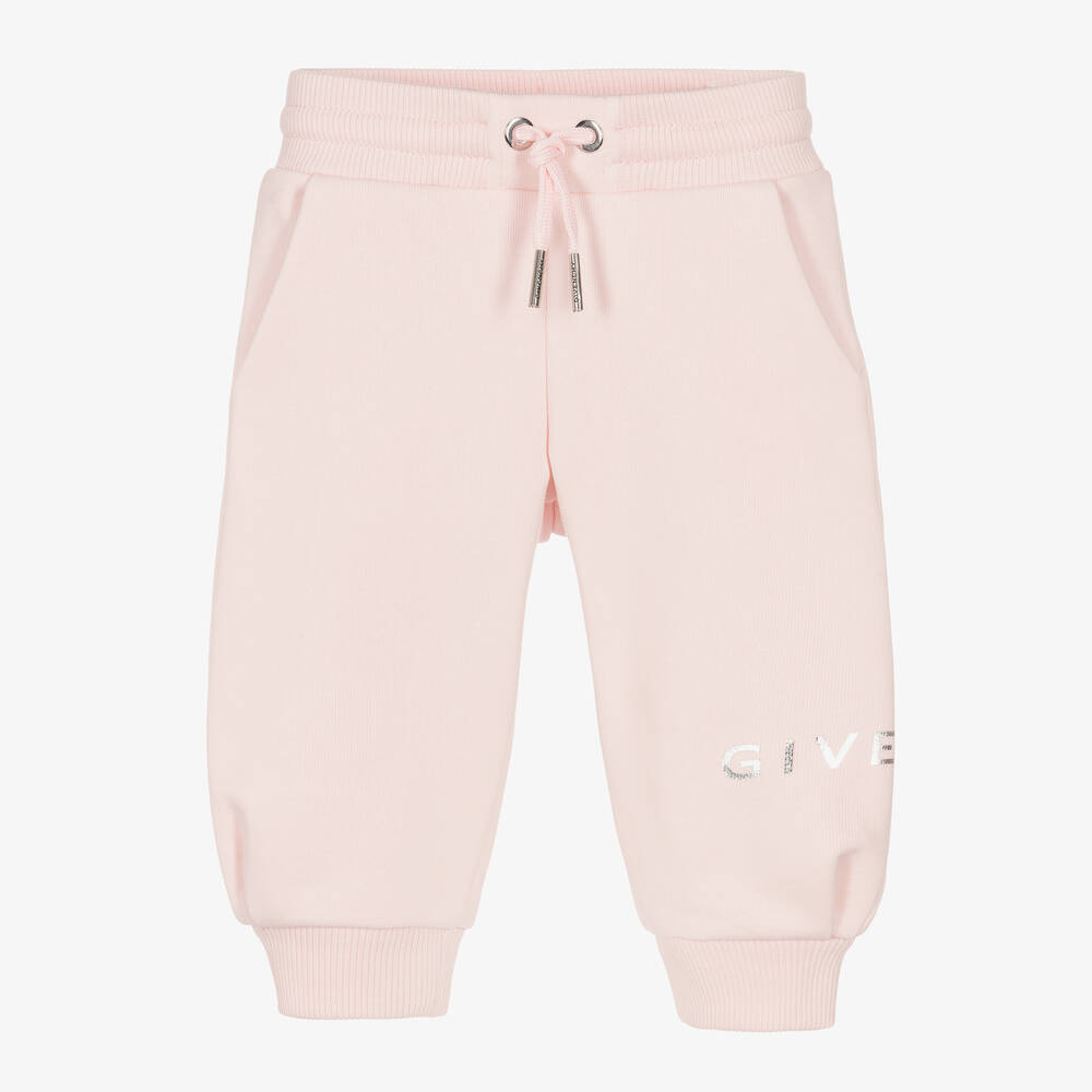 Givenchy - Розовые джоггеры с логотипом 4G | Childrensalon