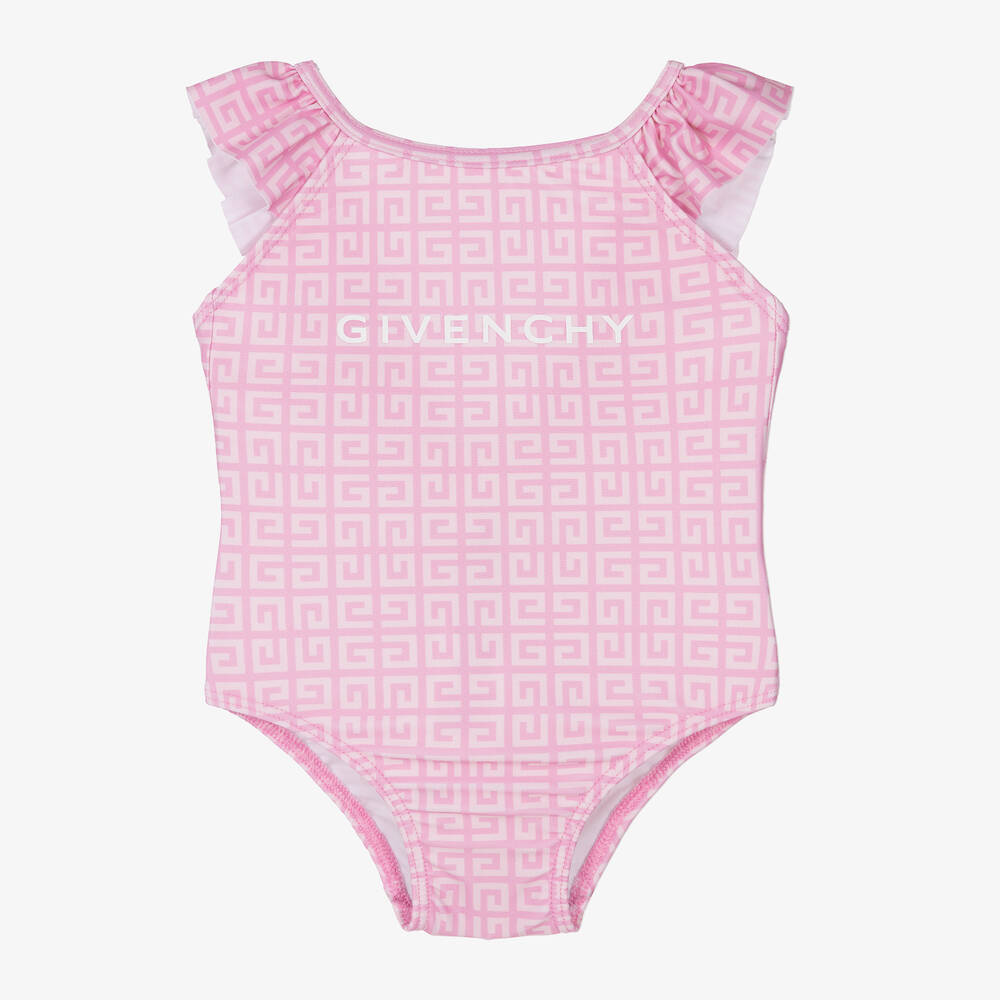 Maillot de bain rose 4G fille
