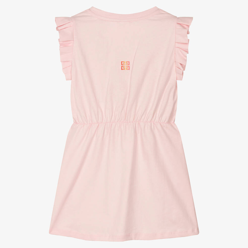 Givenchy-فستان قطن لون زهري | Childrensalon Outlet