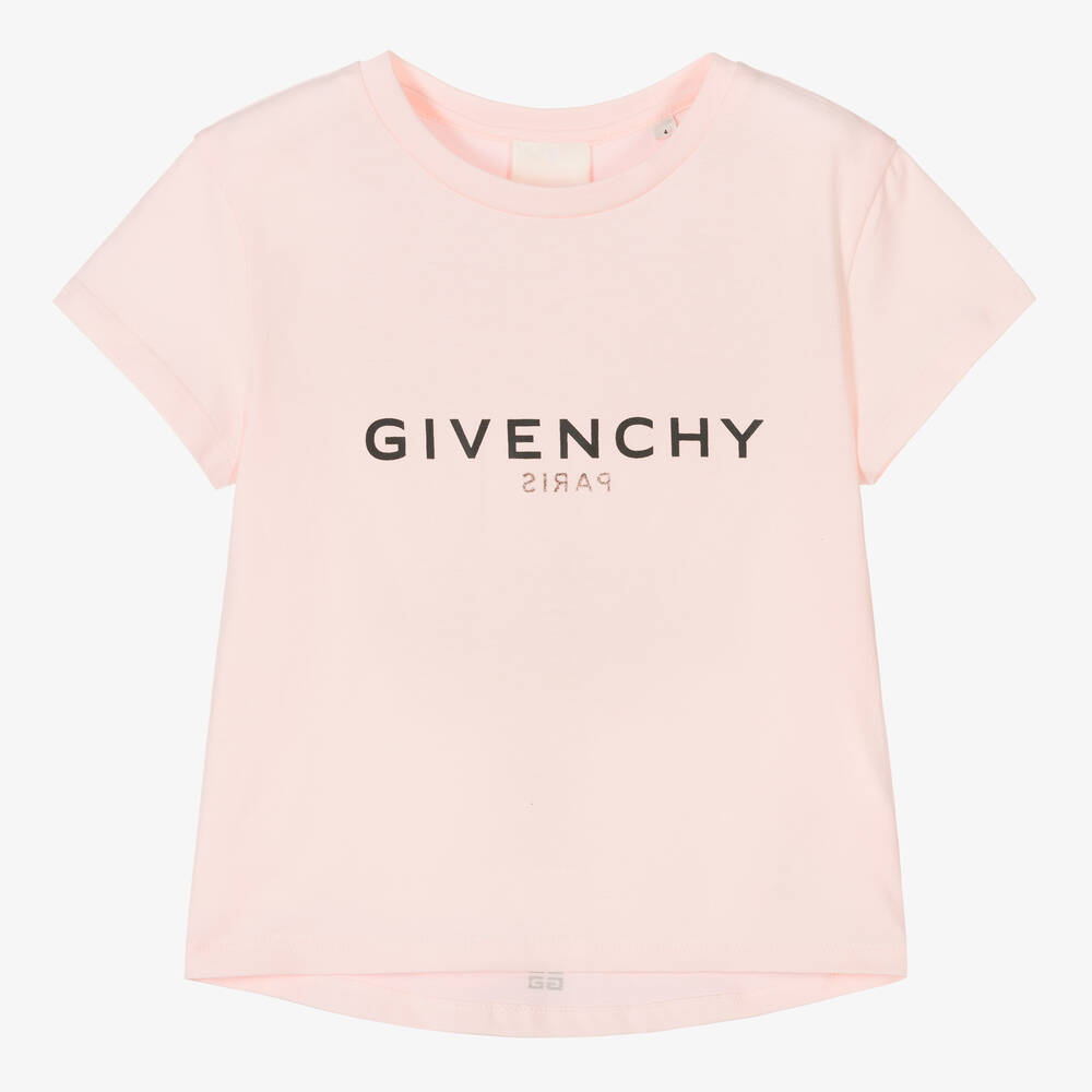 Givenchy - T-shirt rose Fille | Childrensalon