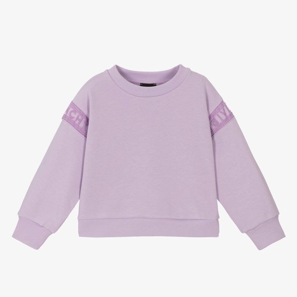 Girls sales purple sweatshirt