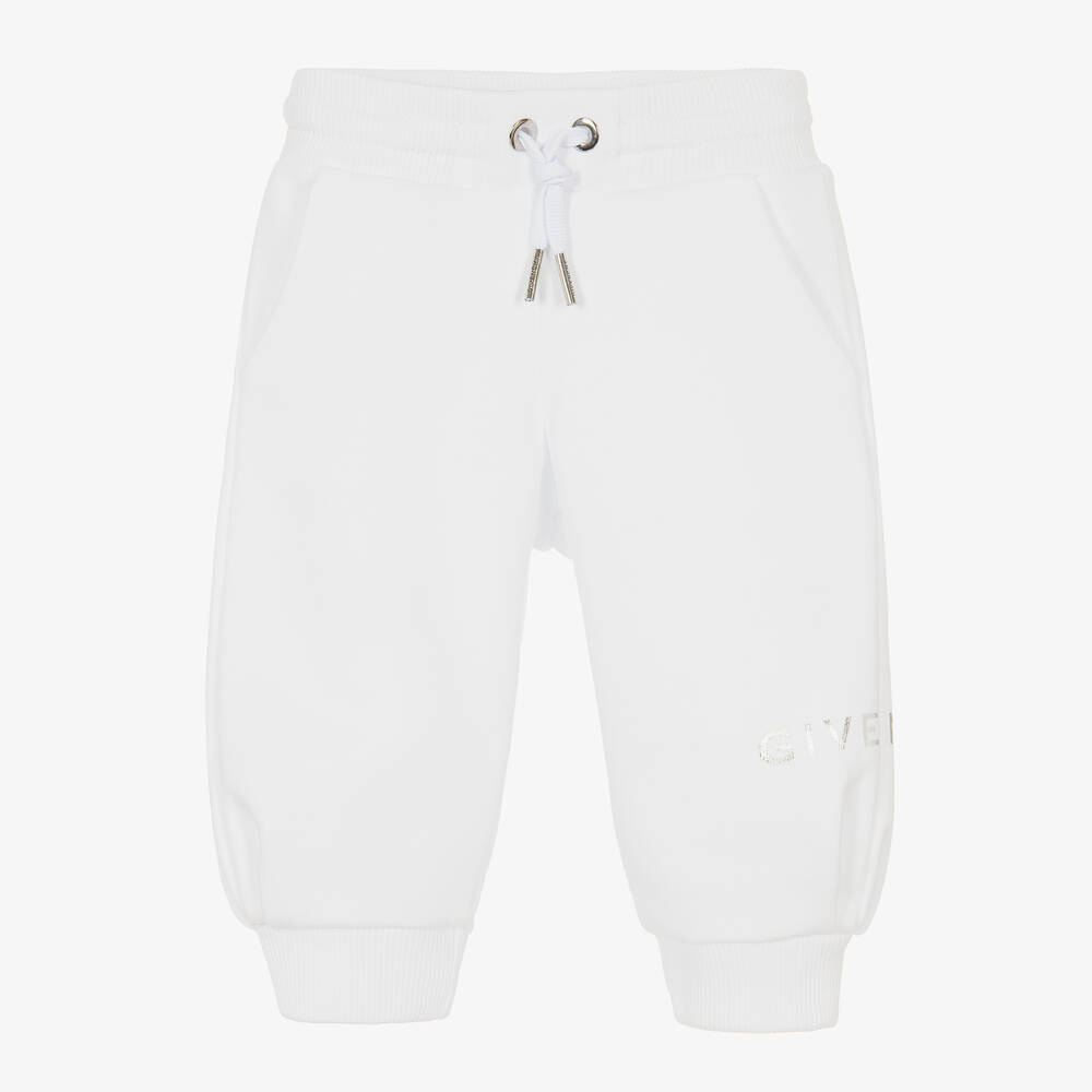 Givenchy - Pantalon de jogging blanc 4G fille | Childrensalon