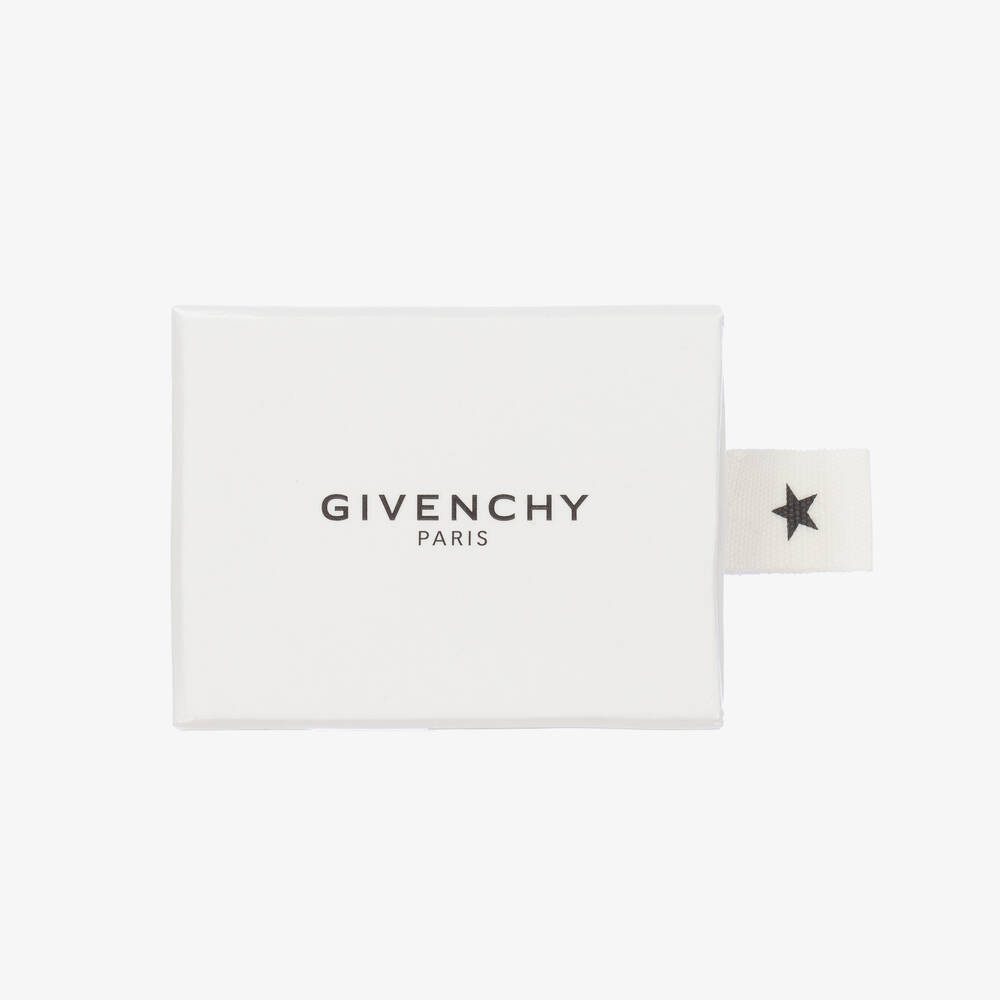 Givenchy-Girls White & Pink Logo Baby Socks (2 Pack) | Childrensalon Outlet