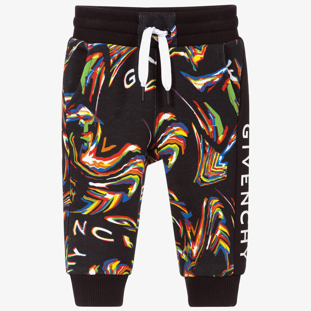 Givenchy-Glitch Logo Baby Joggers | Childrensalon Outlet