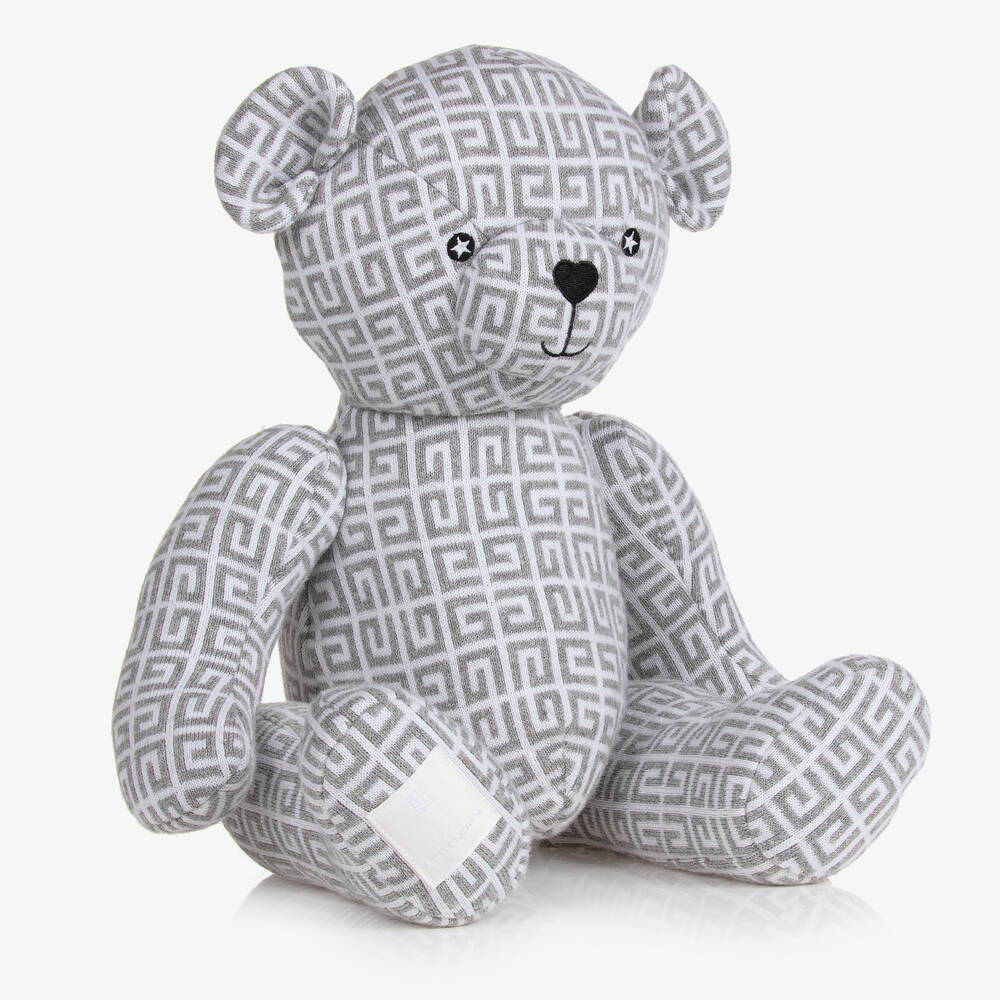 Givenchy - Nounours gris coton cachemire 28cm | Childrensalon