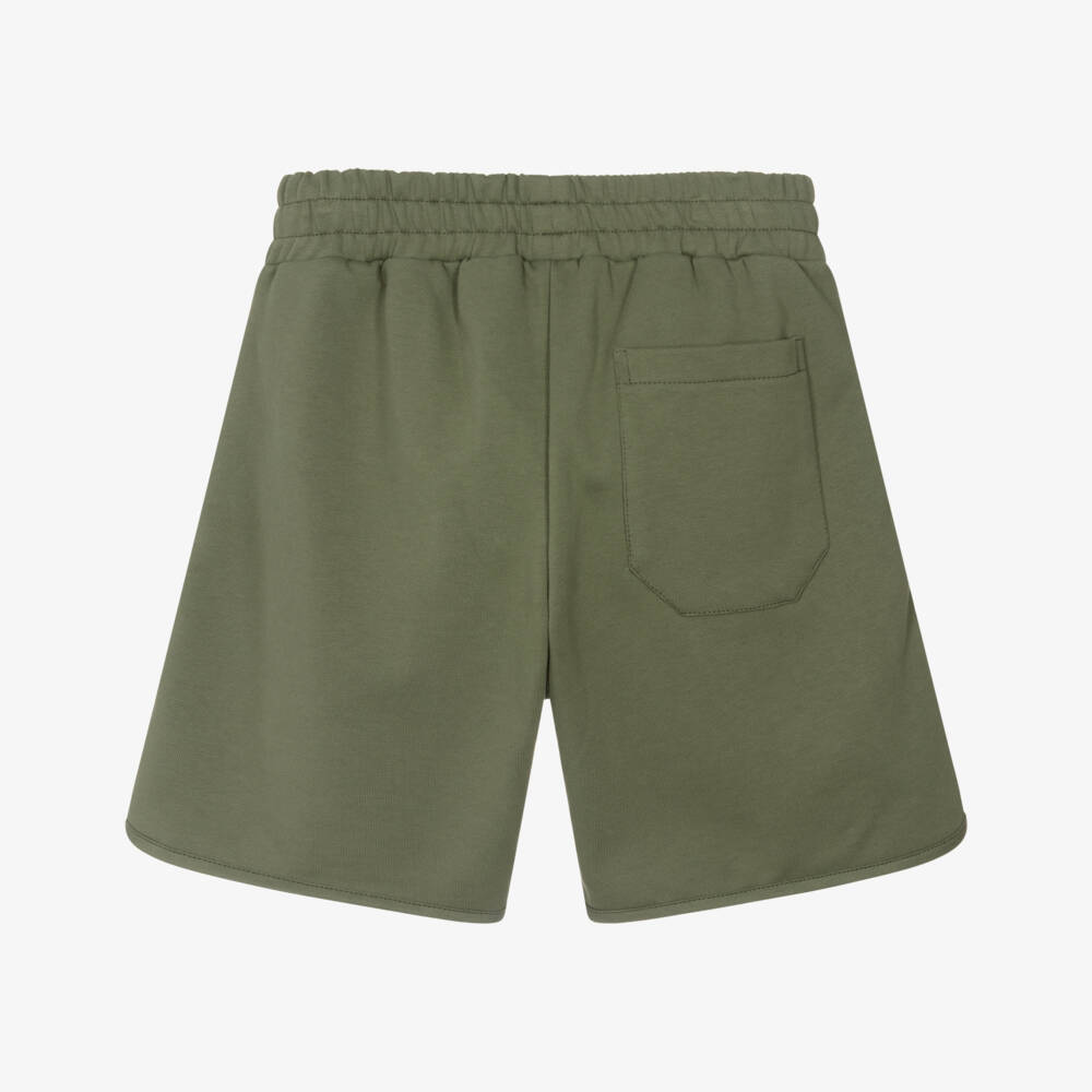 Givenchy-Khaki Logo Shorts | Childrensalon Outlet