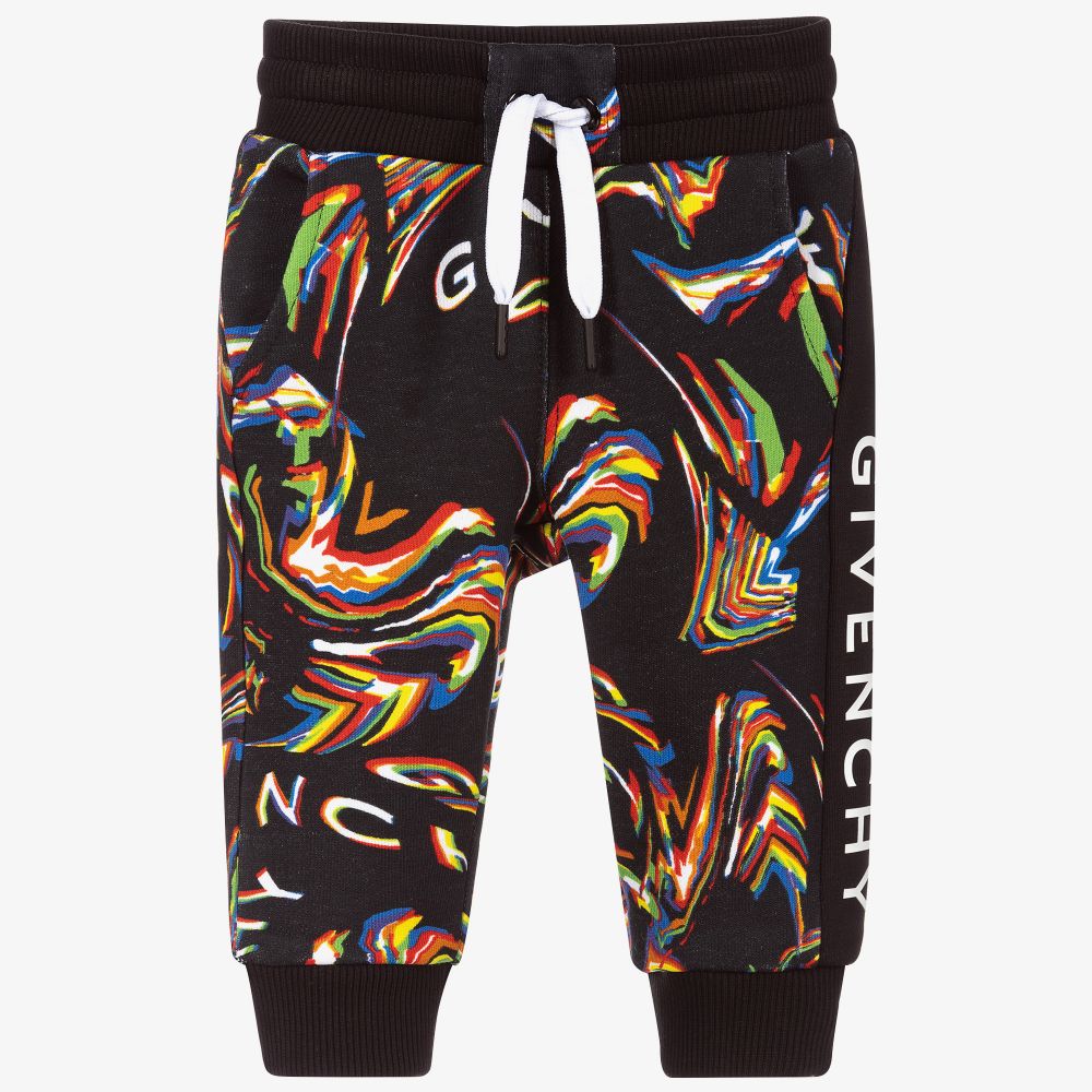 Givenchy Glitch Logo Baby Joggers Childrensalon Outlet