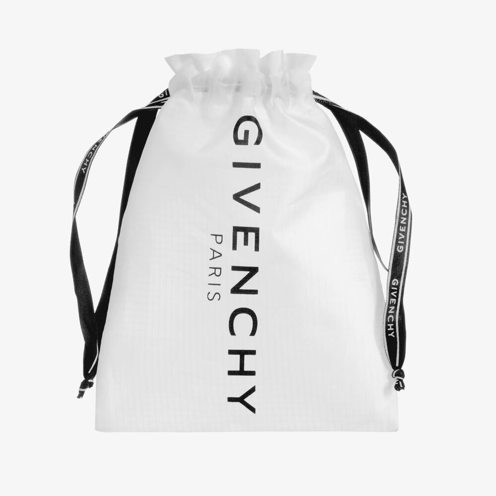 Givenchy-Pale Blue Logo Swim Shorts | Childrensalon Outlet