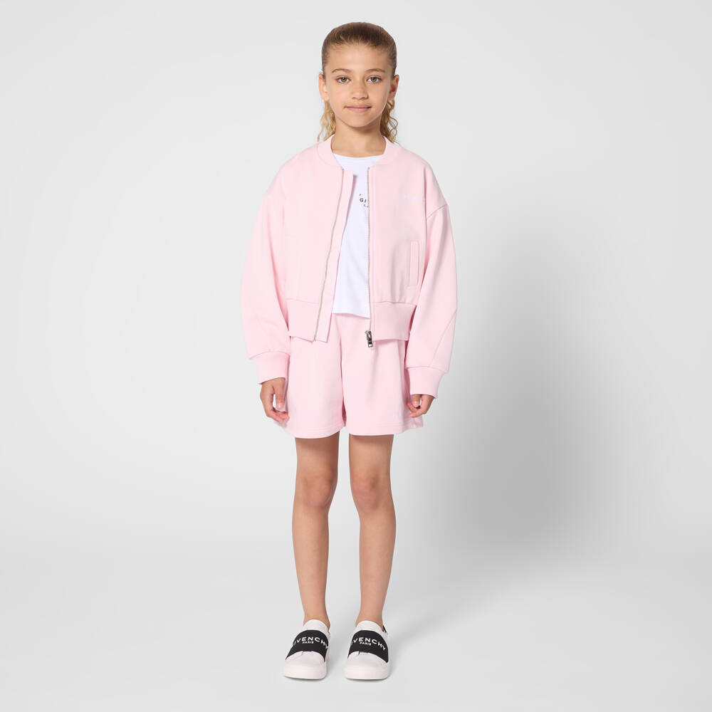 Givenchy-Пурпурные брендированные шорты | Childrensalon Outlet