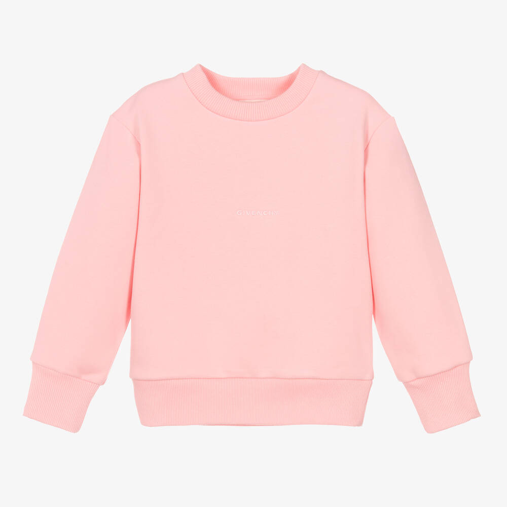 Givenchy - Pink Chito Dog Logo Sweatshirt | Childrensalon