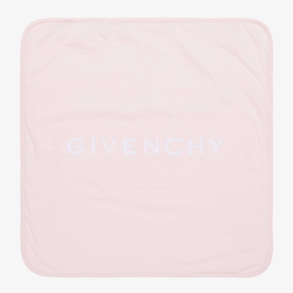 Givenchy - Rosa wattierte Baumwolldecke 77 cm | Childrensalon