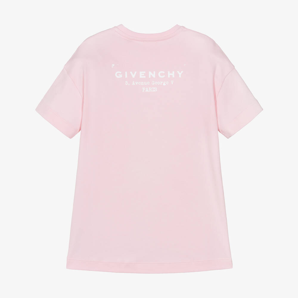 Givenchy-Pink T Shirt Dress | Childrensalon Outlet
