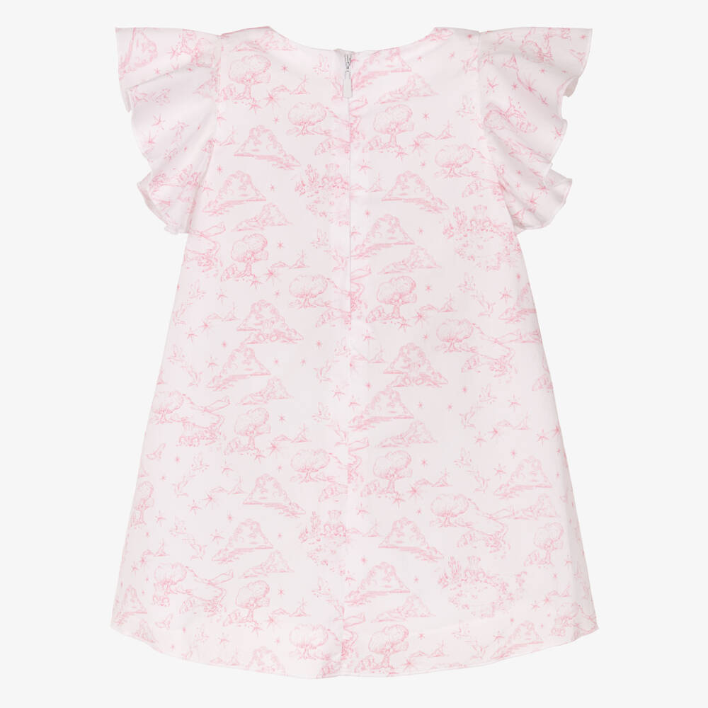 Givenchy-Pink Toile De Jouy Dress | Childrensalon Outlet