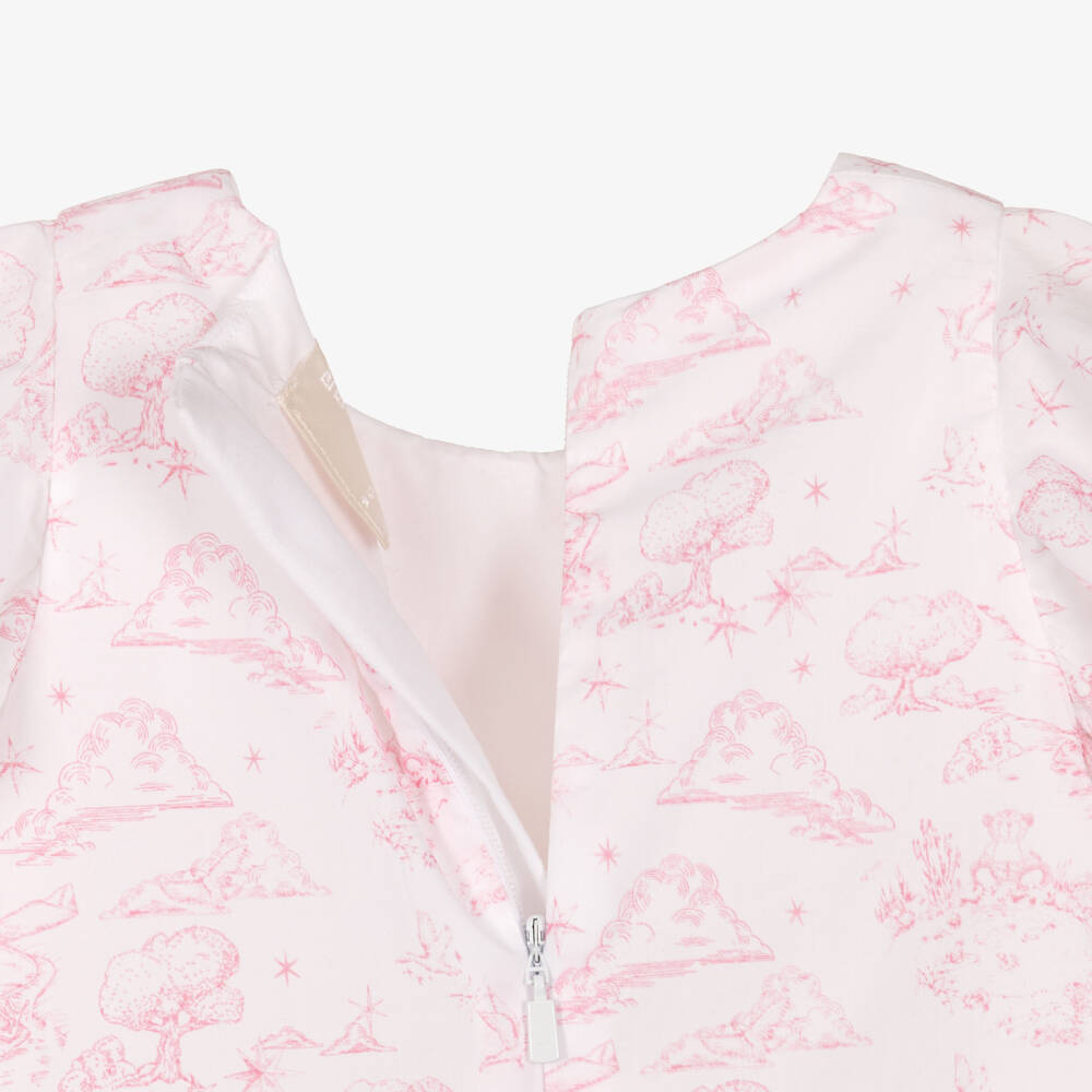 Givenchy-Pink Toile De Jouy Dress | Childrensalon Outlet
