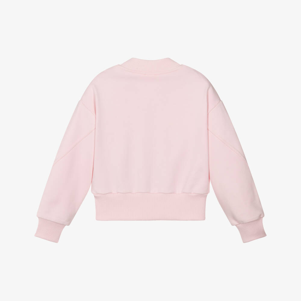 Givenchy-Розовая толстовка на молнии для девочек | Childrensalon Outlet