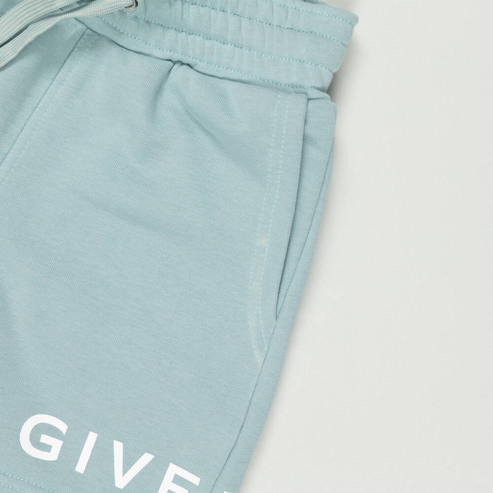 Givenchy-Preloved Boys Sage Green Cotton Shorts (5 years) | Childrensalon Outlet