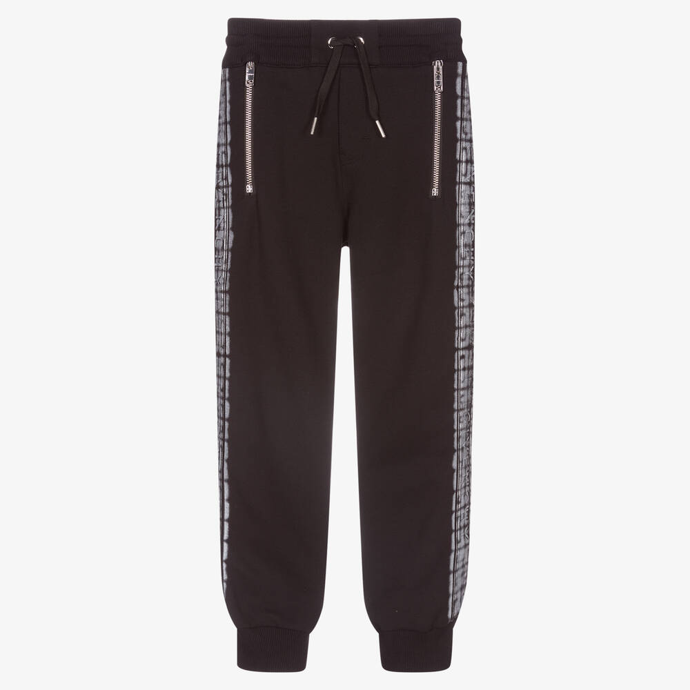 Givenchy - Pantalon de jogging noir 4G Ado | Childrensalon