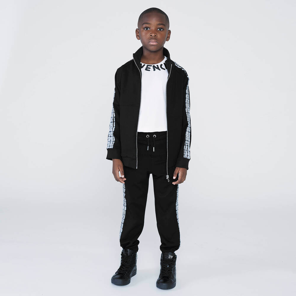 Givenchy-Teen Black 4G Chain Joggers | Childrensalon Outlet