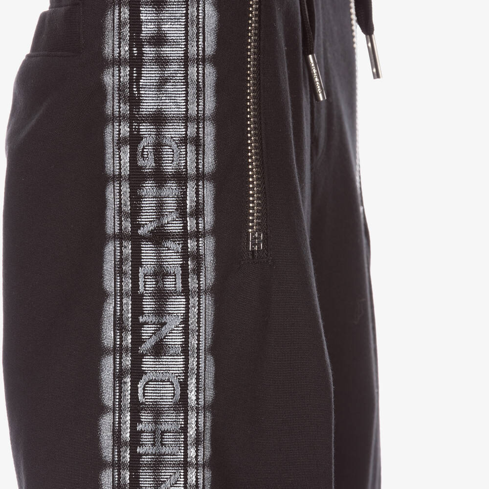 Givenchy-Teen Black 4G Chain Joggers | Childrensalon Outlet