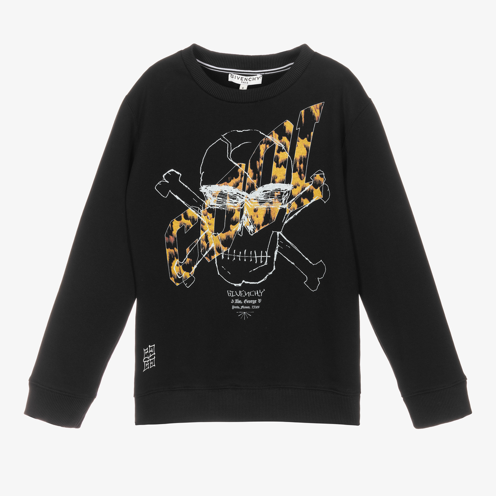Givenchy - Teen Black Logo Sweatshirt | Childrensalon
