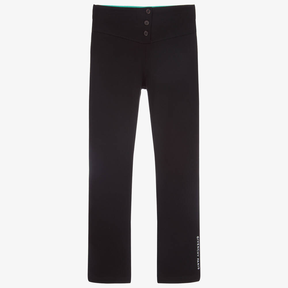 Givenchy - Черные брюки с логотипом для подростков | Childrensalon