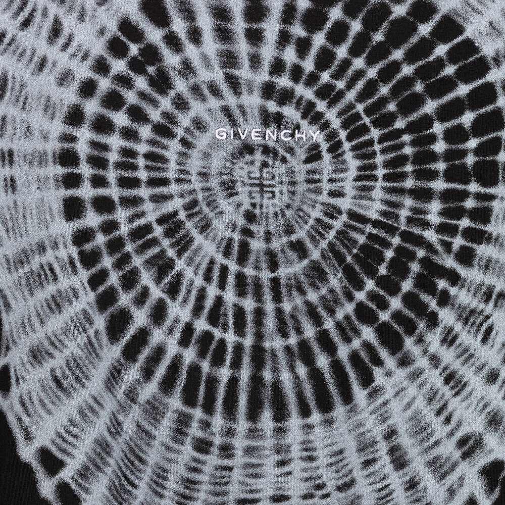 Givenchy-Teen Black Spider Web Top | Childrensalon Outlet