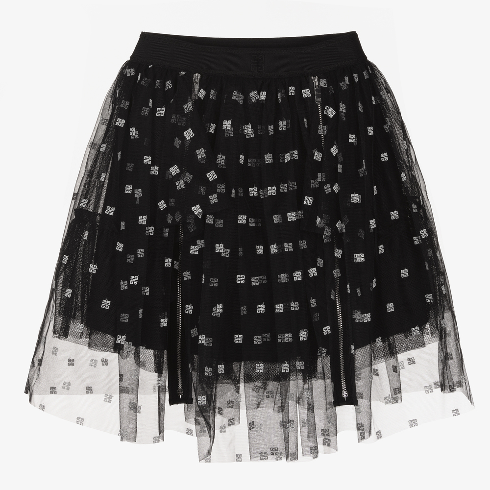 Givenchy - Jupe noire en tulle Ado | Childrensalon