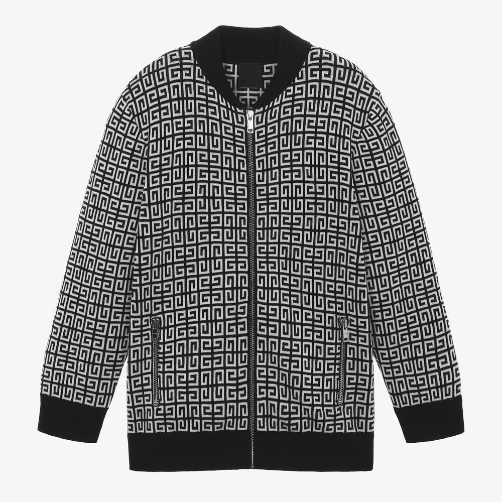 Givenchy - Teen 4G Jacquard-Strickjacke (J) | Childrensalon