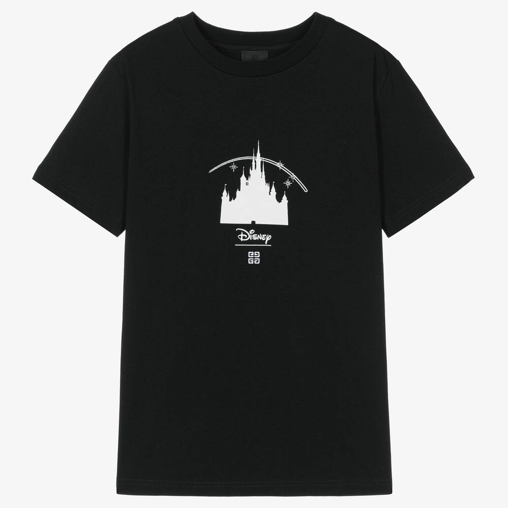 Givenchy - Черная хлопковая футболка Disney | Childrensalon