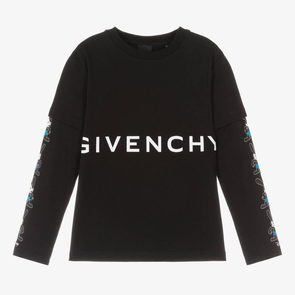 Givenchy - Черный топ Disney для мальчиков-подростков | Childrensalon