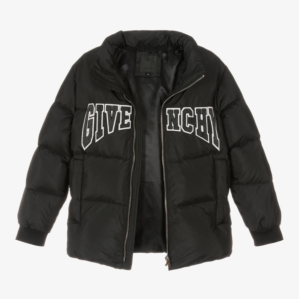 Givenchy Teen Boys Black Down Puffer Jacket Childrensalon Outlet