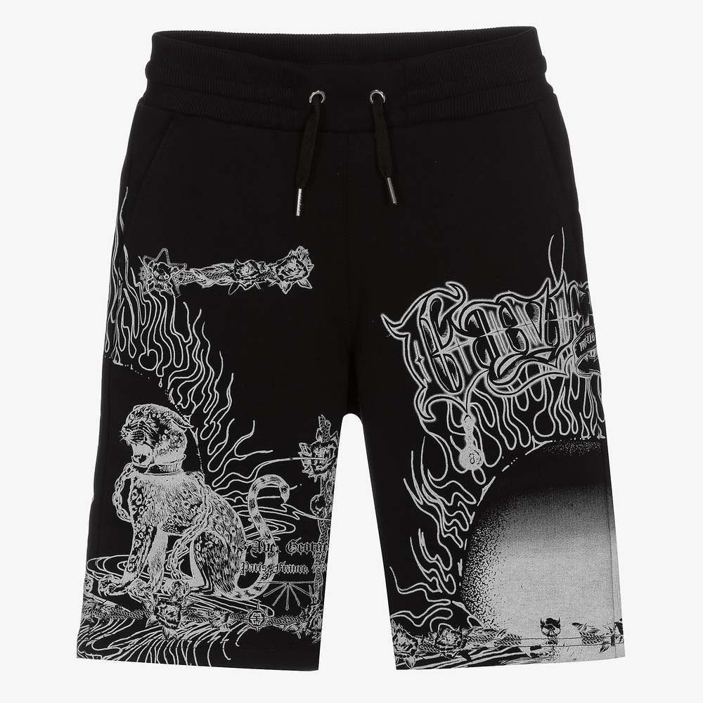 Givenchy - Schwarze Teen Panther-Shorts (J) | Childrensalon