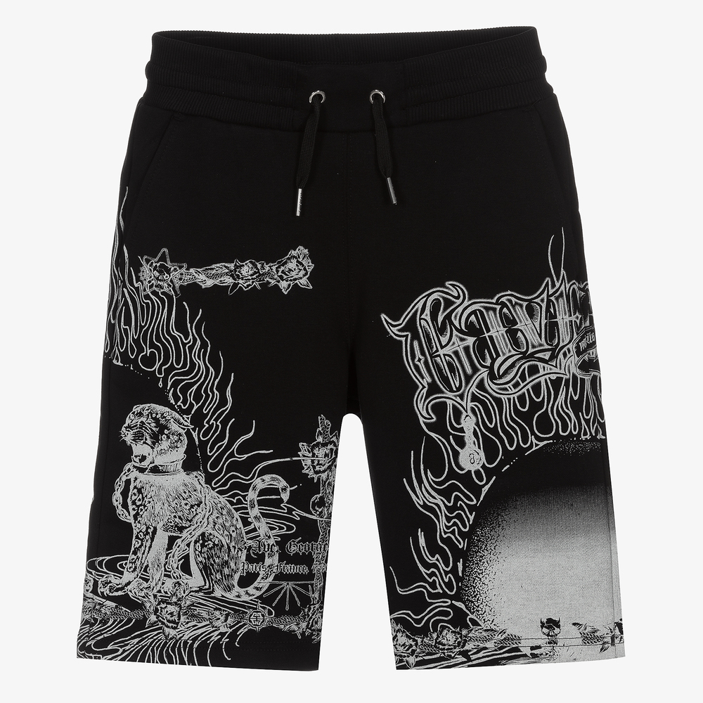 Givenchy - Teen Boys Black Panther Shorts | Childrensalon