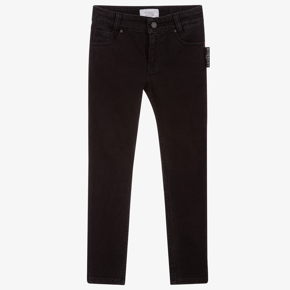 Givenchy - Jean slim noir Ado garçon | Childrensalon