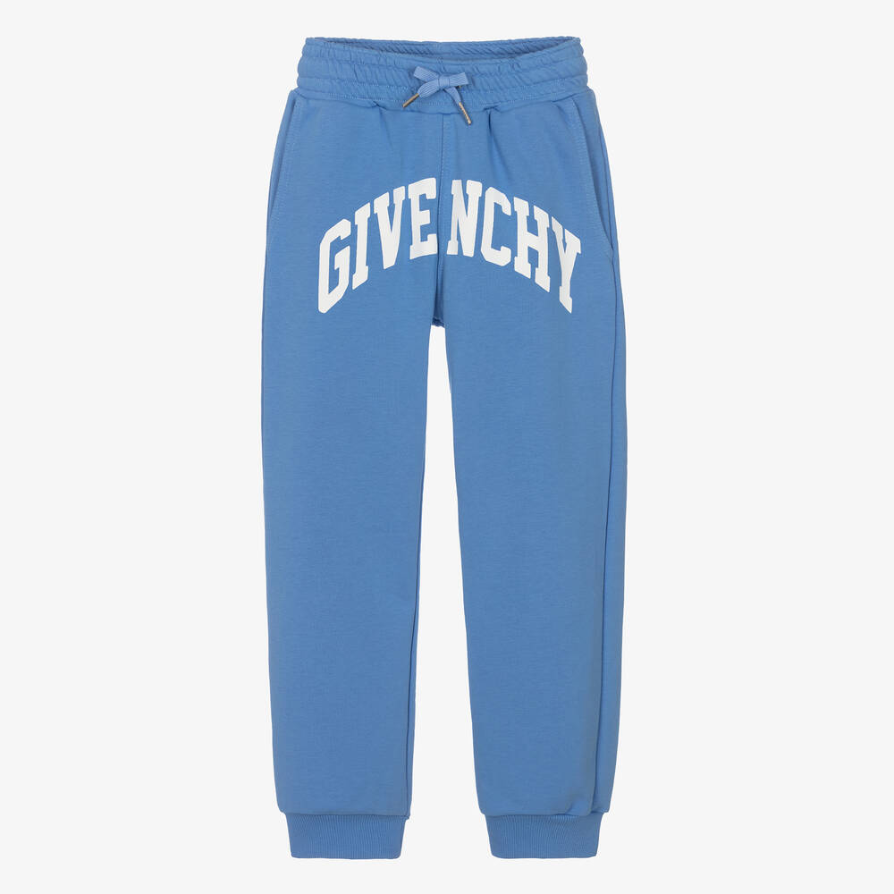 Teen Boys Blue Cotton Joggers